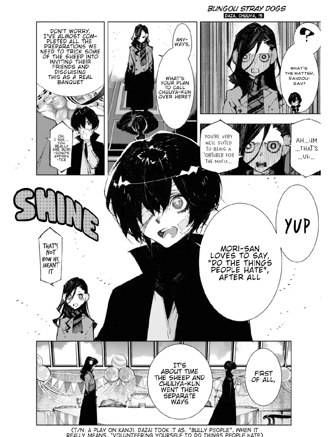 Bungou Stray Dogs: Dazai, Chuuya, Juugo-Sai Manga Online Free - Manganelo