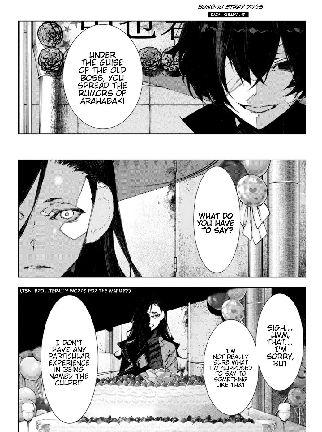 Bungou Stray Dogs: Dazai, Chuuya, Age Fifteen Ch.12 Page 2 - Mangago