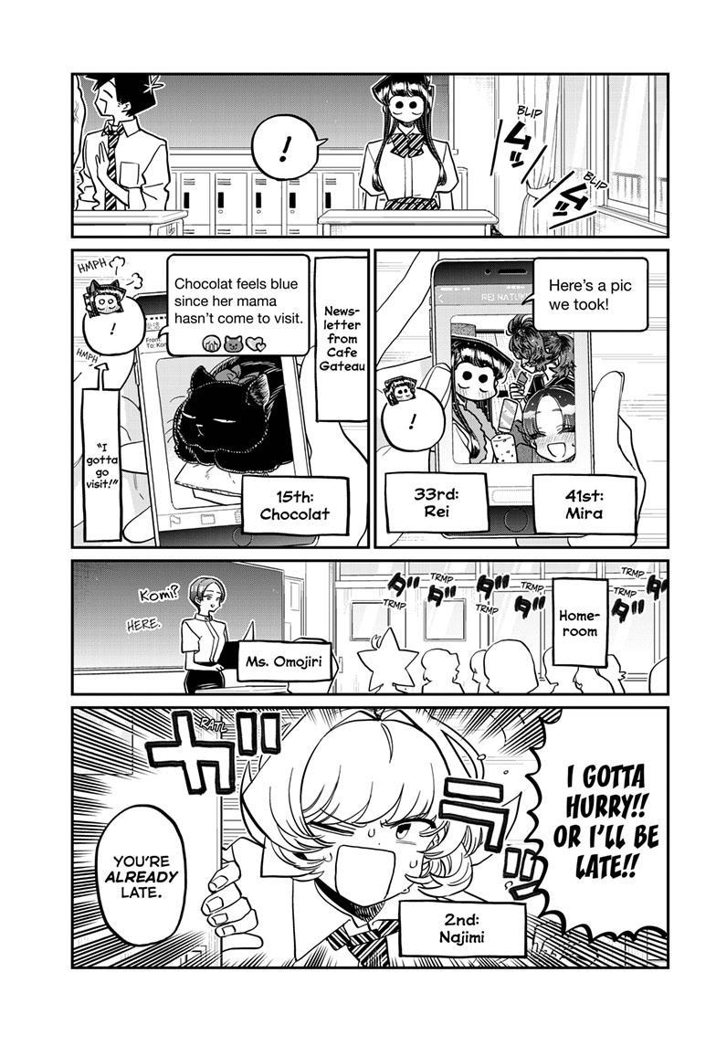 Komi-san wa Komyusho desu Ch.416 Page 9 - Mangago