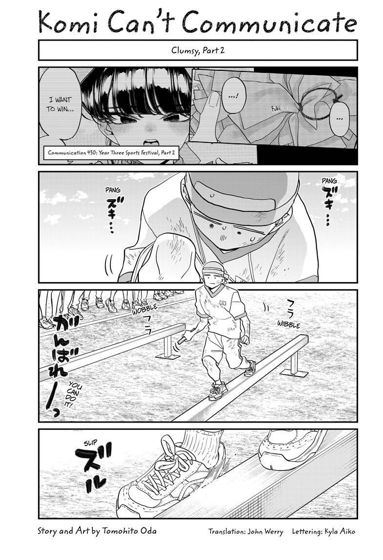 Komi-san wa Komyusho desu Ch.430 Page 15 - Mangago