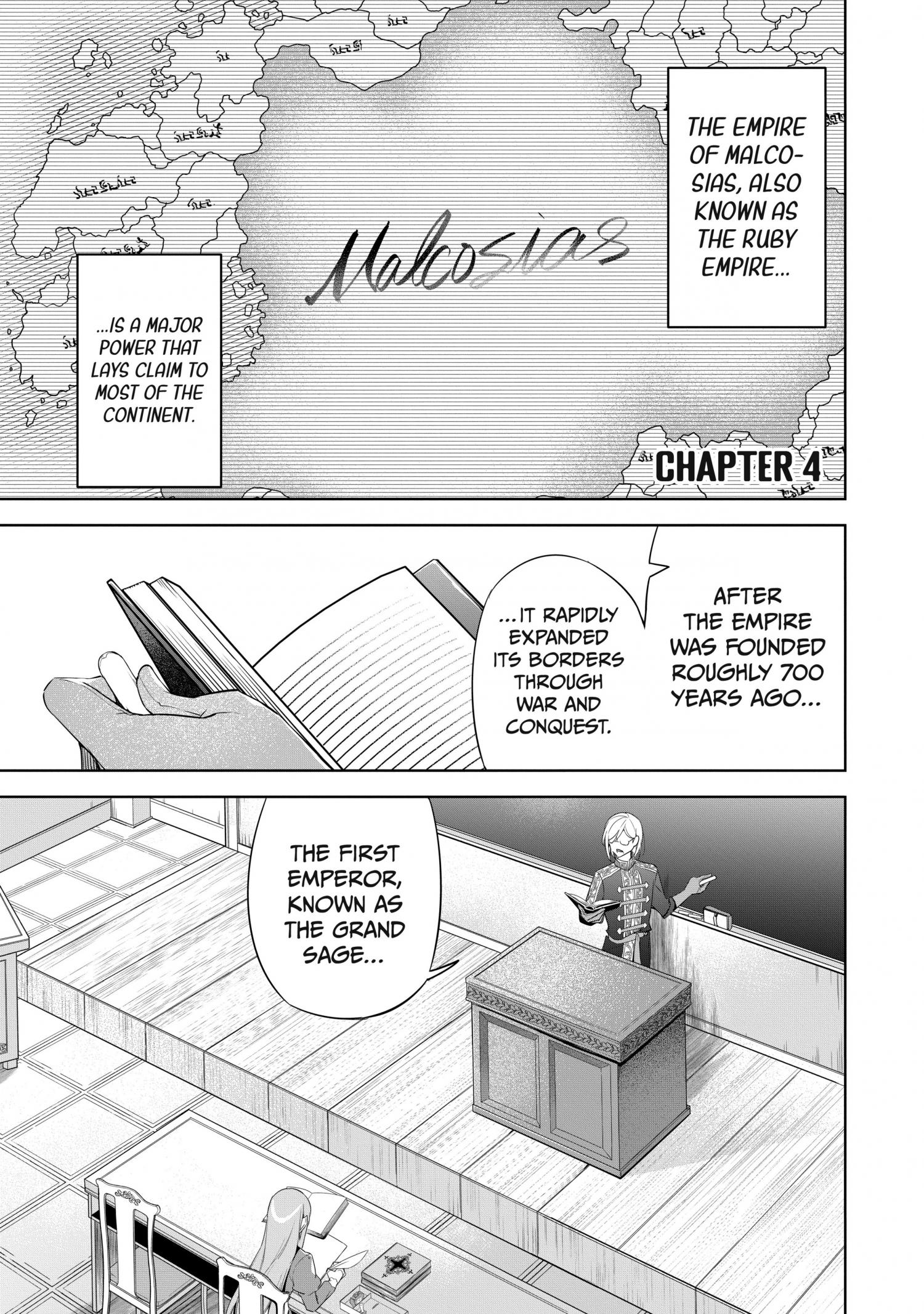 Mujikaku Seijo Wa Kyou Mo Muishiki Ni Chikara Wo Tarenagasu Mujikaku Seijo wa Kyou mo Muishiki ni Chikara wo Tarenagasu - Koushaku-ke no Ochikobore Reijou, Totsugisaki de Shiwase wo Tsukami Toru Ch.4 Page 1 - Mangago