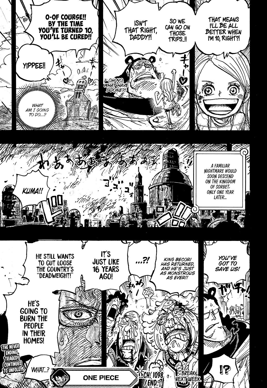 One Piece Vol.96 Ch.1058 Page 16 - Mangago