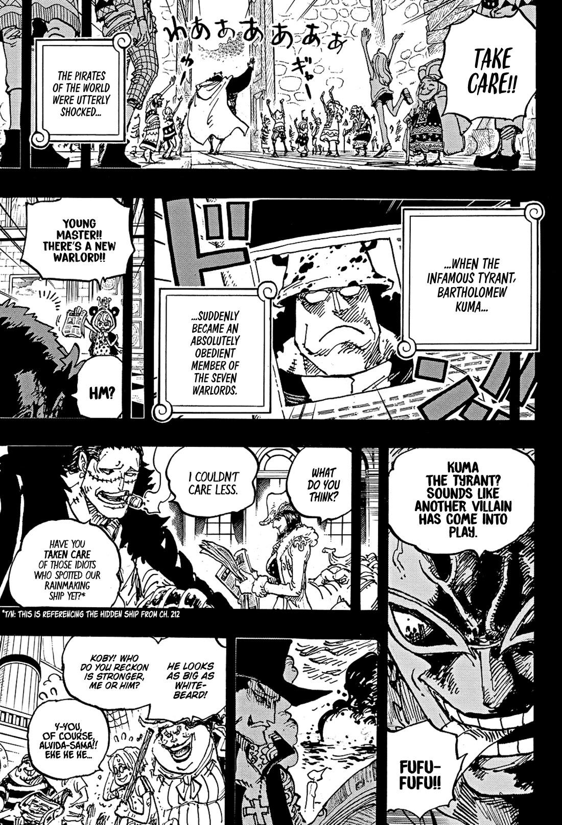 One Piece Vol.96 Ch.1020 Page 6 - Mangago