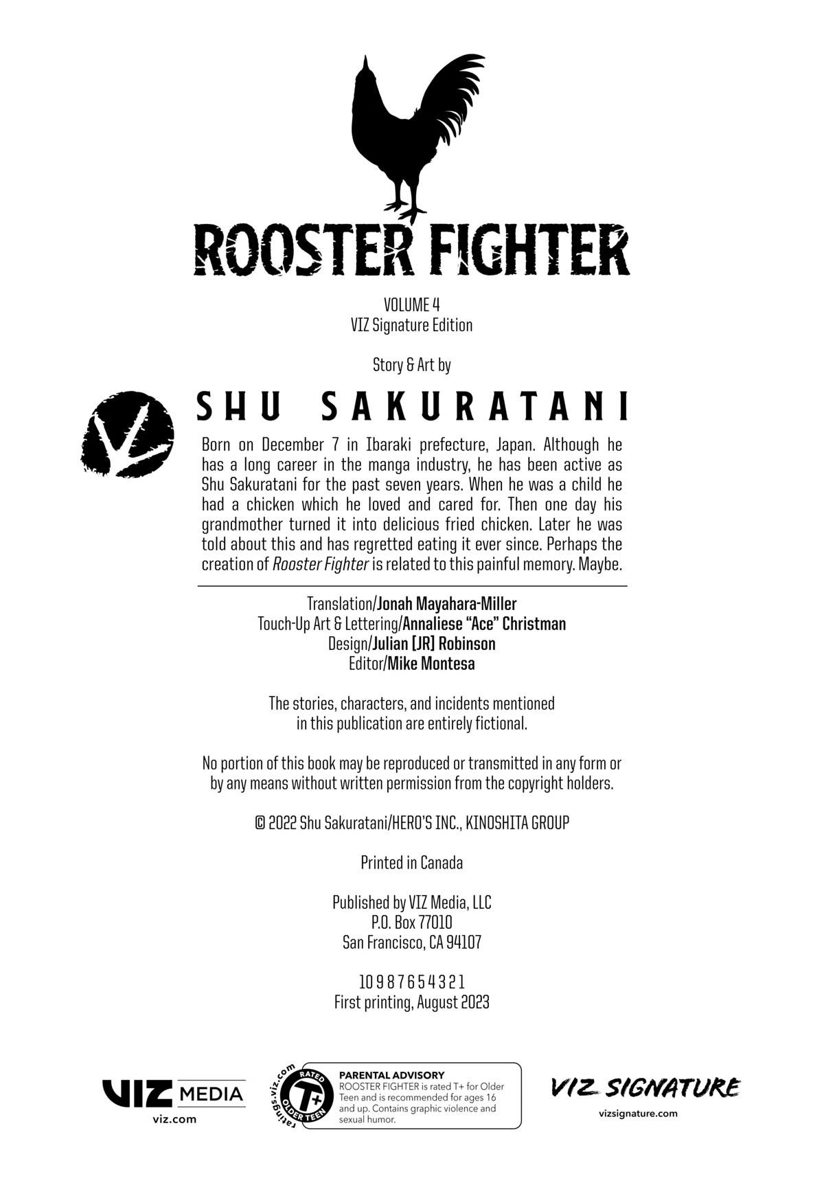 VIZ  The Official Website for Rooster Fighter