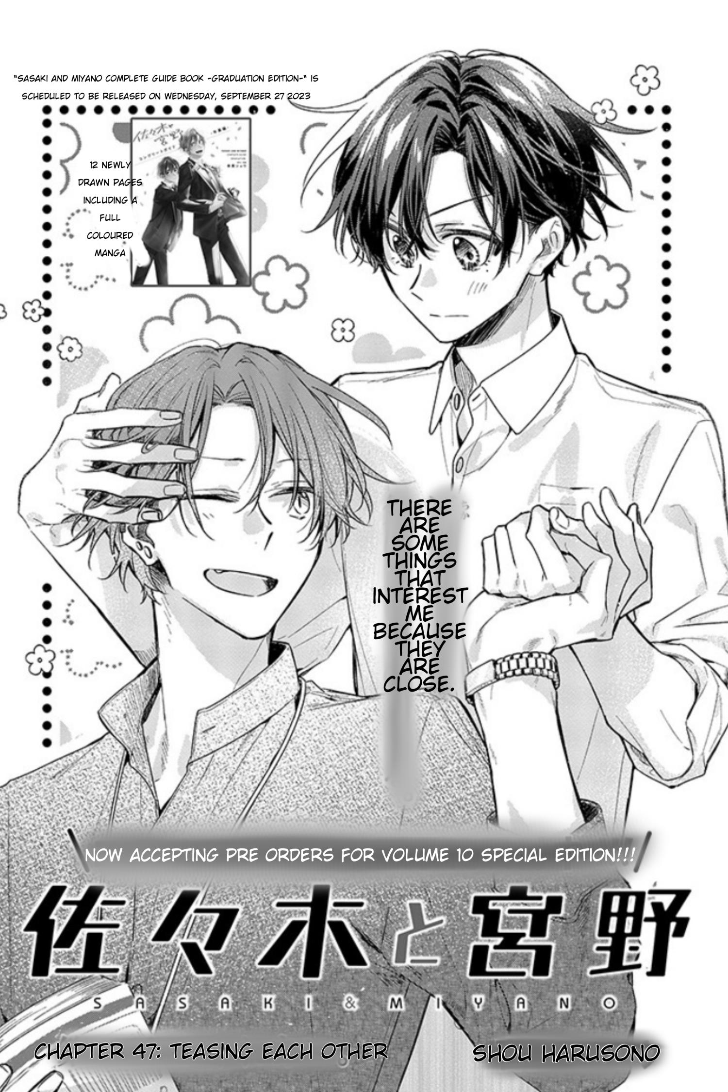 Sasaki and Miyano Manga Volume 2